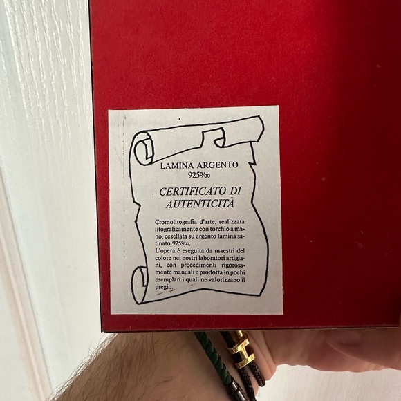 Small Framed Gold Art Piece - Picture 4 of 4